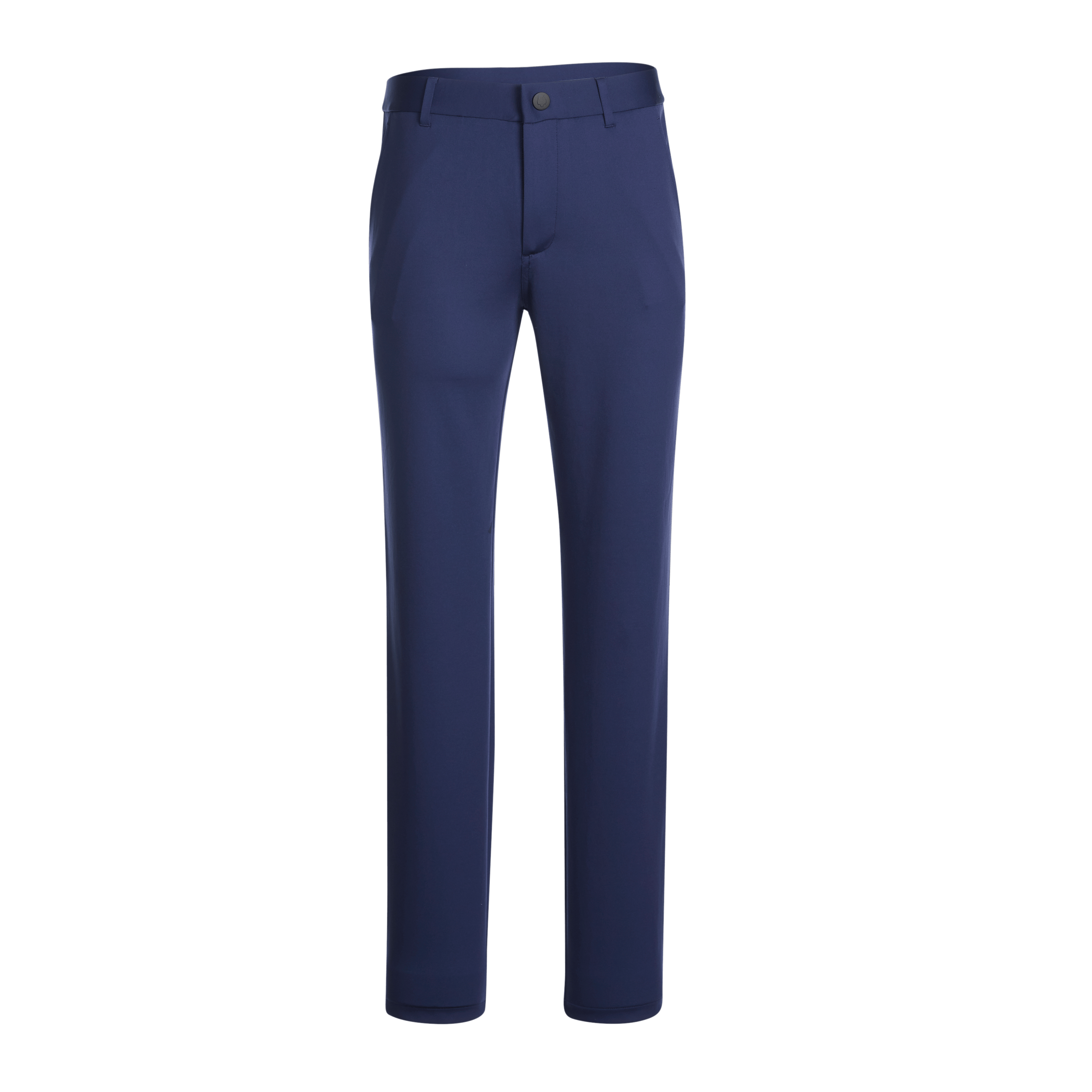 Mens Comfy White Trousers with Elastic Waist & Zip Pocket - JLifestyle Store