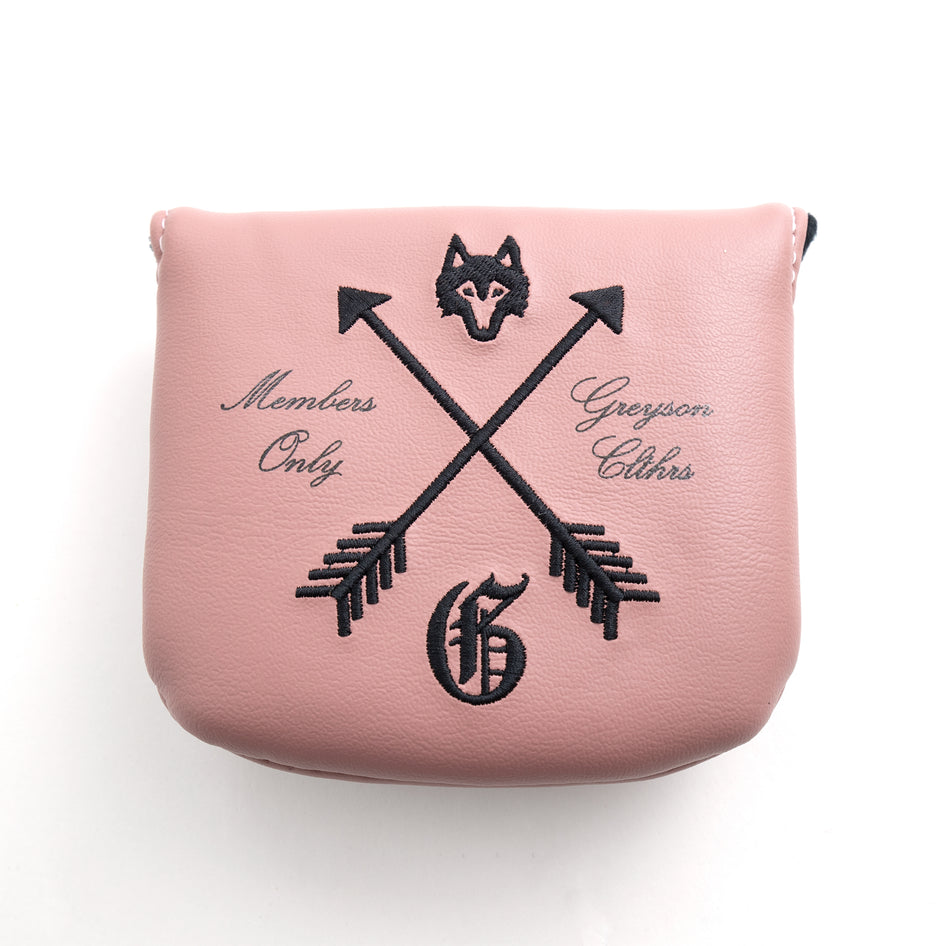 Greyson Clothiers Crossed Arrows Mallet Putter Cover in PRIMROSE