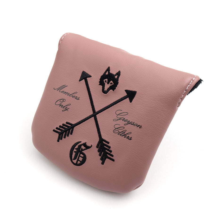 Greyson Clothiers Crossed Arrows Mallet Putter Cover in PRIMROSE