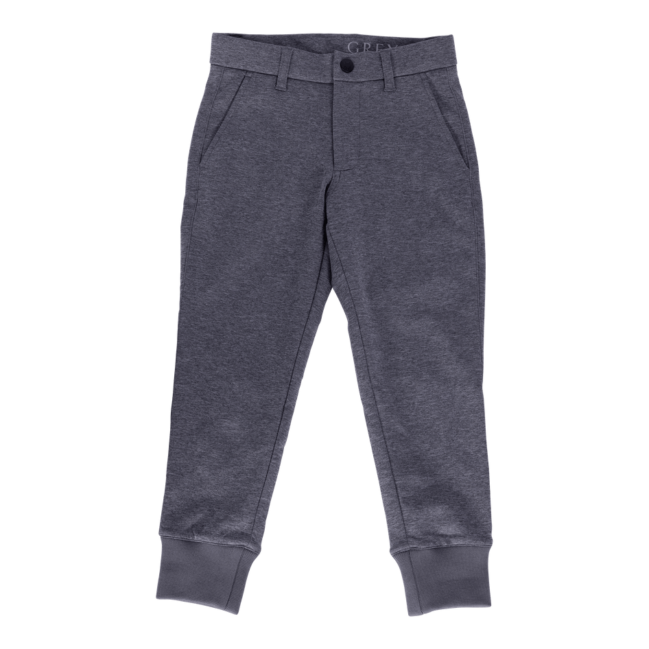 Greyson Clothiers Boy's Montauk Jogger (Smoke Heather) in SMOKE HEATHER